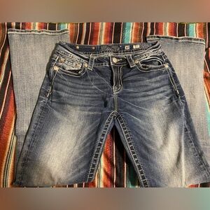 Miss Me mid-rose bootcut jeans